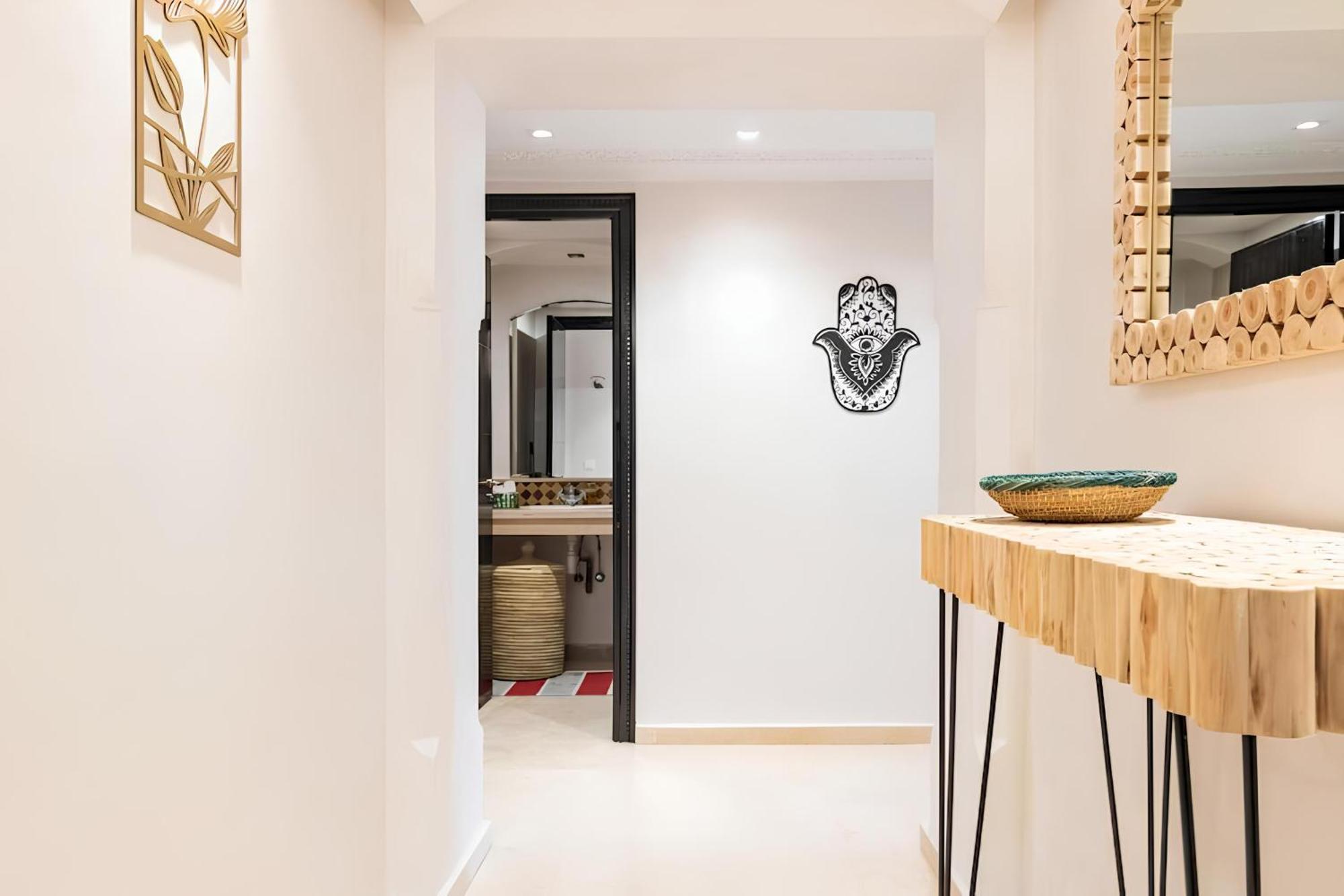 C-Appartement De Luxe Plein Centre De Gueliz Avec Piscine Parking Wifi Netflix Marrakesh Extérieur photo